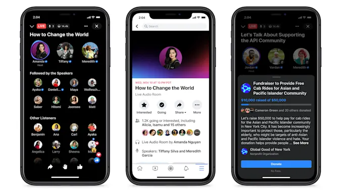 Facebook เอาจริง! สร้างคลับเฮาส์ มาพร้อมสตรีมมิ่งพอดแคสต์ของตัวเอง