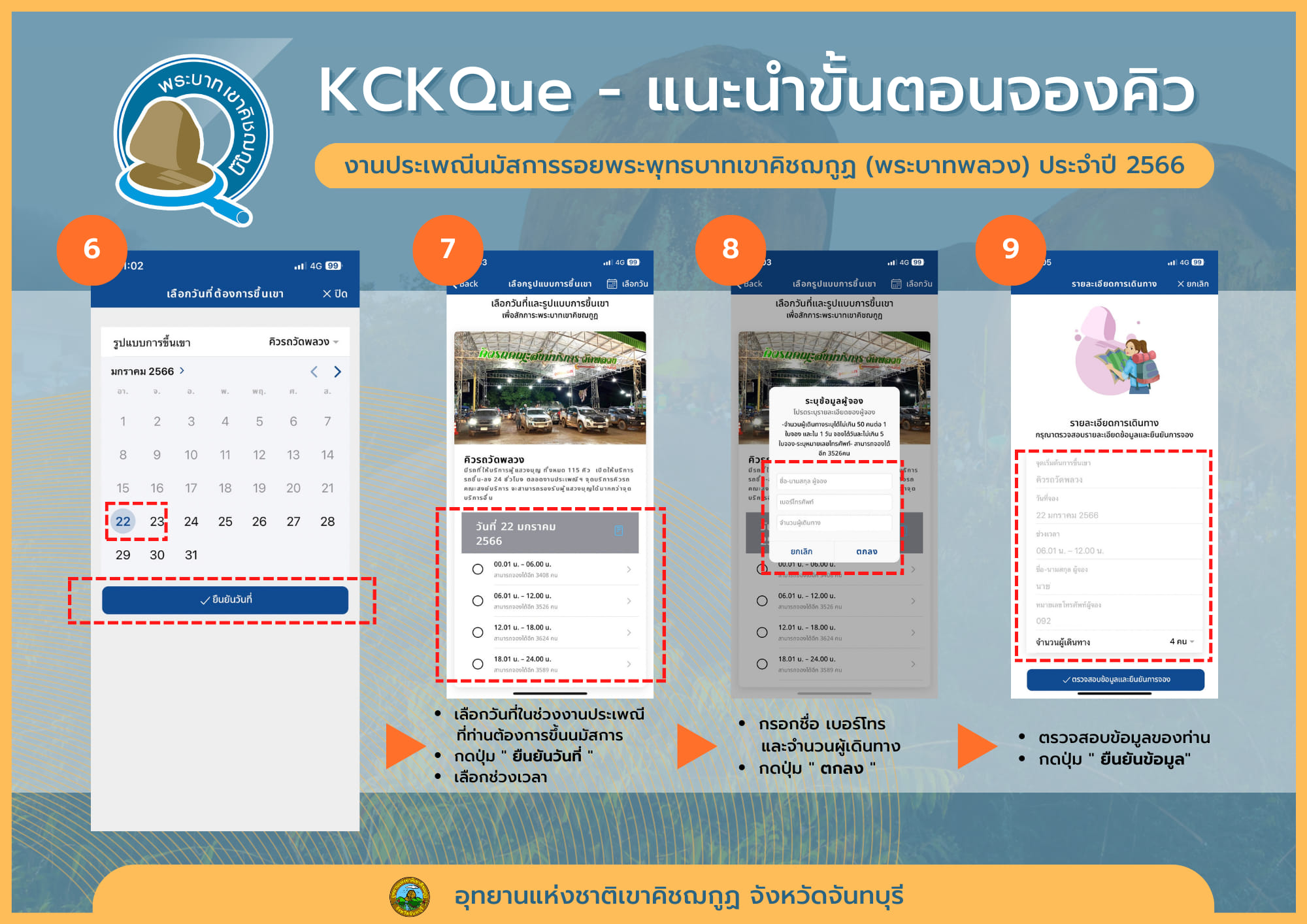 ขึ้นเขาคิชฌกูฏ 2566 วันไหน แนะวิธีการจองคิว จองตั๋ว-การเตรียมตัวเบื้องต้น