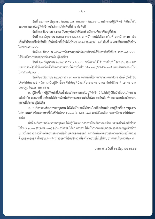 เช็กไทม์ไลน์ด่วน! ขสมก.พบพนักงานติดโควิดเพิ่ม 3 ราย เช็กไทม์ไลน์ด่วน! ขสมก.พบพนักงานติดโควิดเพิ่ม 3 ราย