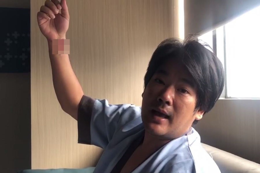 “ลีโอ พุฒ” อัดคลิปอัปเดตการผ่าตัดรักษาโรคเส้นเลือดหัวใจตีบ