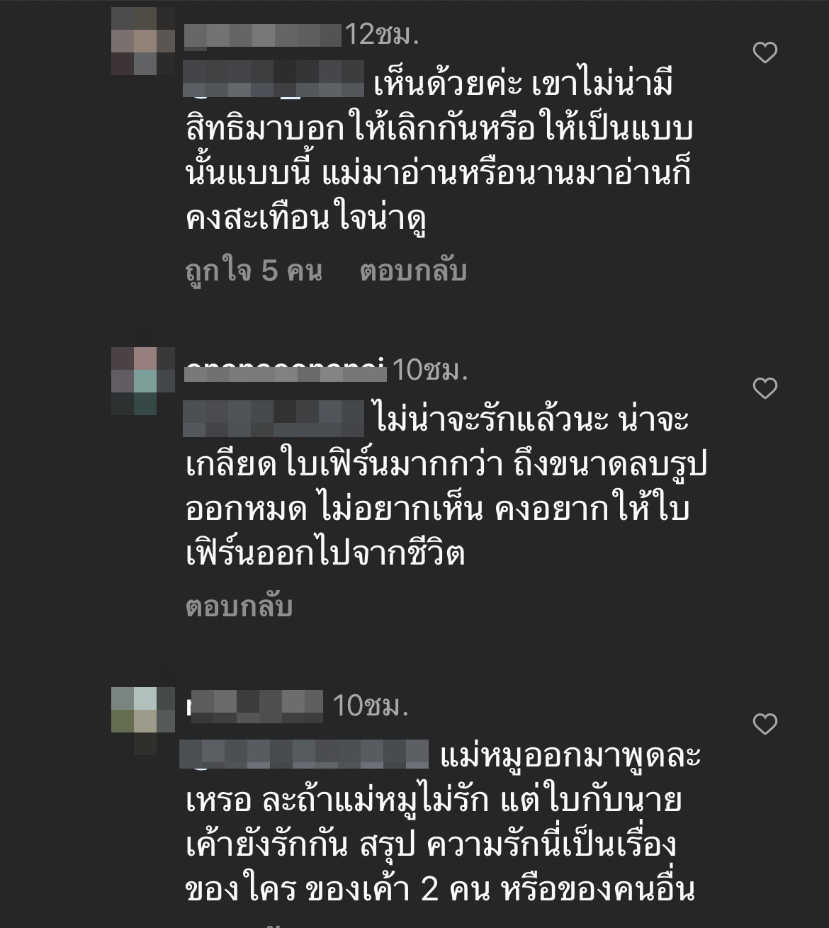 ชาวเน็ตเสียงแตกเป็น 2 ฝ่าย ทั้งเห็นใจ แม่หมู และบอกให้ปล่อย นาย-ใบเฟิร์น 