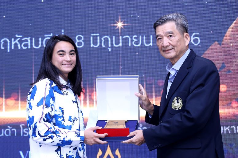 'ส.ว่ายน้ำ' จัดพิธีแสดงความยินดีนักกีฬาที่ได้รับเหรียญจากซีเกมส์ 2023