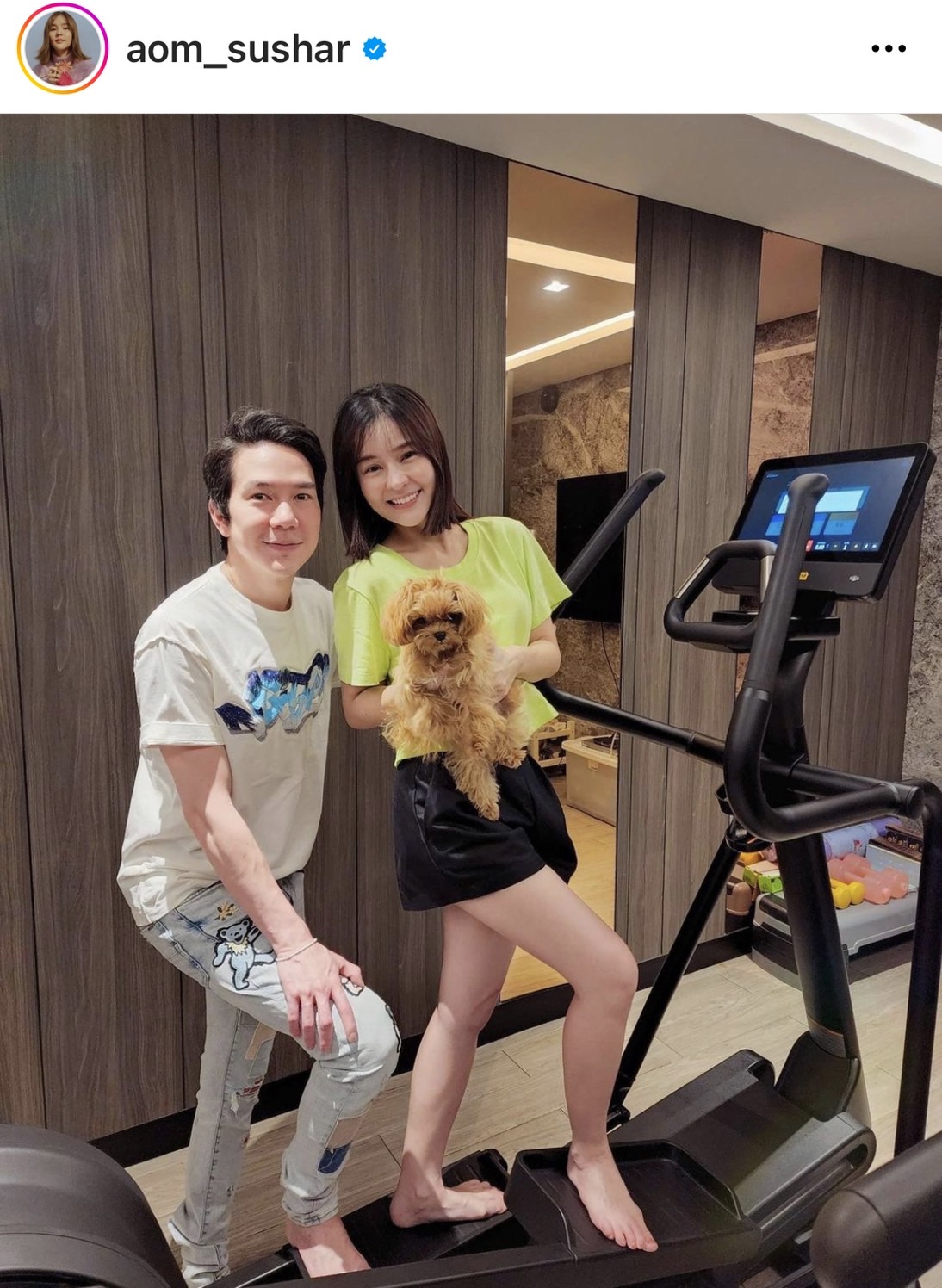ออม สุชาร์ อวยพรวันเกิดแฟนหนุ่ม แอมป์ สุดหวาน ตอกย้ำความรักสุดแฮปปี้ 