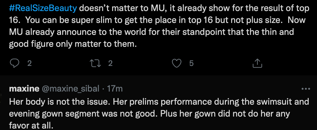 จากใจนางงามจักรวาลรุ่นพี่ ‘เปีย อลอนโซ่’ เศร้าแอนชิลี ไม่เข้ารอบ Miss Universe 2021