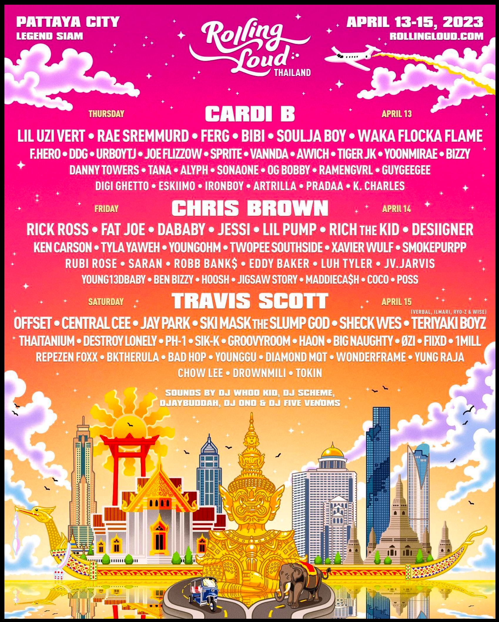 ถึงไทยแล้ว!! 'คาร์ดี้ บี' แร็ปเปอร์ตัวแม่พร้อมขึ้นโชว์ Rolling Loud Thailand รับสงกรานต์ ถึงไทยแล้ว!! 'คาร์ดี้ บี' แร็ปเปอร์ตัวแม่พร้อมขึ้นโชว์ Rolling Loud Thailand รับสงกรานต์