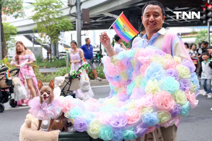 พาเหรด PrideMonth ยิ่งใหญ่ โบกธงสีรุ้งยาวที่สุดในประเทศไทยกว่า 200 เมตร