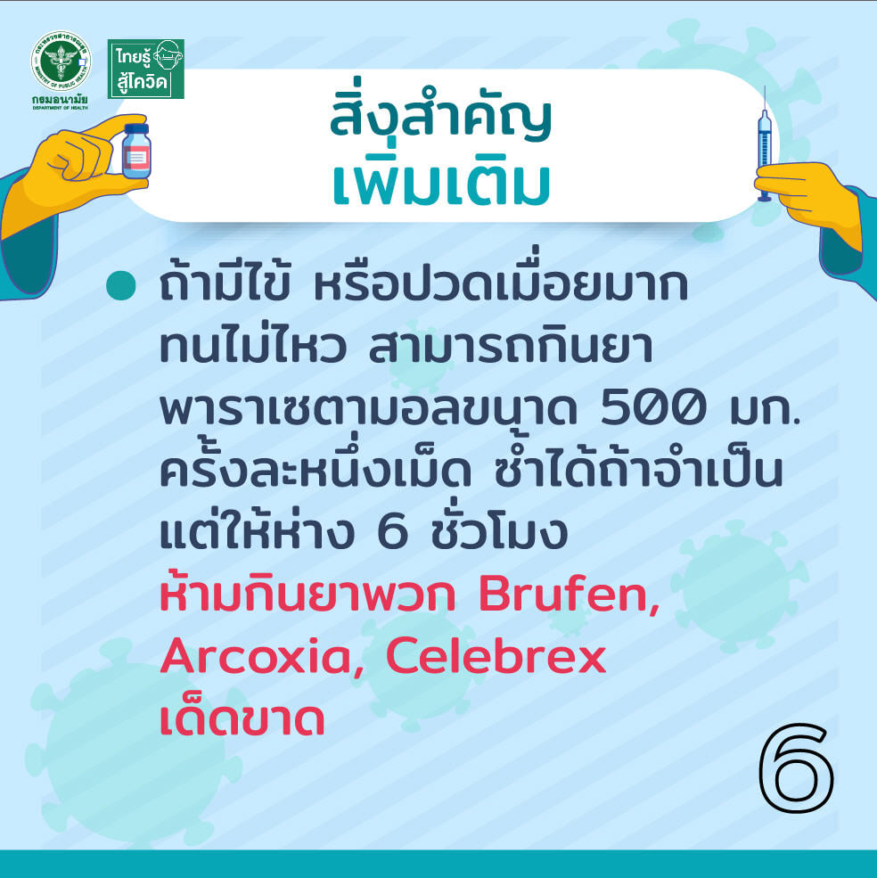 เช็กลิสต์ข้อปฏิบัติก่อน-หลัง ฉีดวัคซีนโควิด 19 ควรทำอย่างไร เช็กลิสต์ข้อปฏิบัติก่อน-หลัง ฉีดวัคซีนโควิด 19 ควรทำอย่างไร