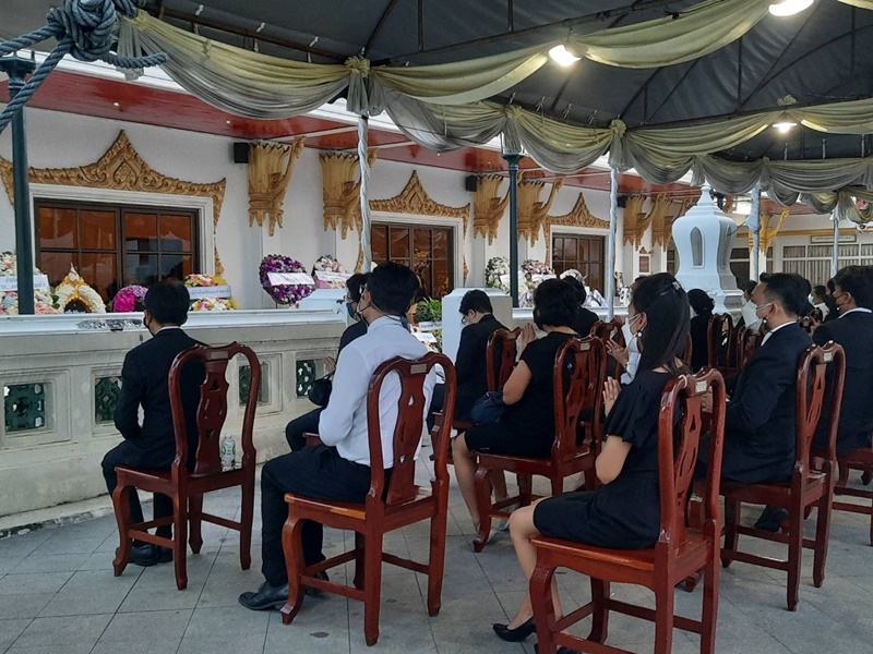 บรรยากาศพิธีพระราชทานน้ำหลวงอาบศพ คุณหญิงวิมล ศิริไพบูลย์ บรรยากาศพิธีพระราชทานน้ำหลวงอาบศพ คุณหญิงวิมล ศิริไพบูลย์