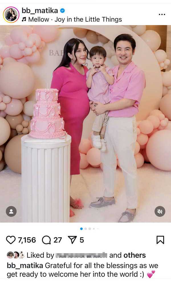 บี มาติกา ได้ลูกสาวสมใจ จัดงานเบบี้ชาวเวอร์ ต้อนรับทายาทแสนล้านคนที่2 บี มาติกา ได้ลูกสาวสมใจ จัดงานเบบี้ชาวเวอร์ ต้อนรับทายาทแสนล้านคนที่2