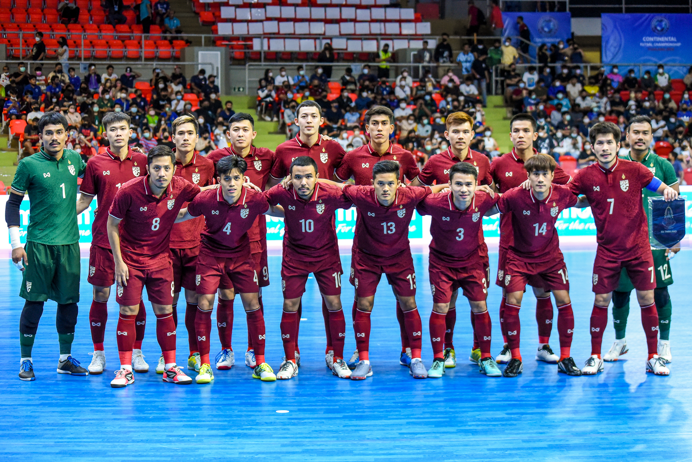 ผลบอลสด  CONTINENTAL FUTSAL CHAMPIONSHIP THAILAND 2022 รอบแบ่งกลุ่ม กลุ่ม เอ นัดแรก ไทย พบ โมร็อกโก 