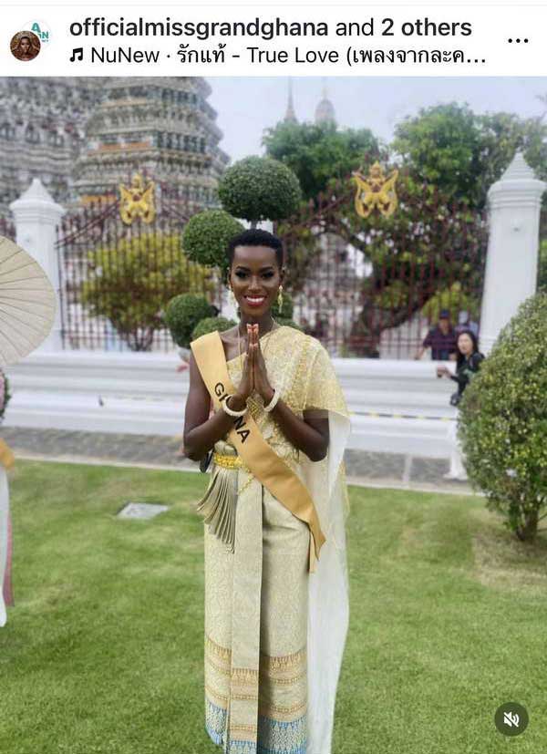 มิสแกรนด์กานา โพสต์ขอบคุณ สวมชุดไทยแล้วปังเป็นไวรัล ทำชาวเน็ตนึกถึง ย่าโม มิสแกรนด์กานา โพสต์ขอบคุณ สวมชุดไทยแล้วปังเป็นไวรัล ทำชาวเน็ตนึกถึง ย่าโม