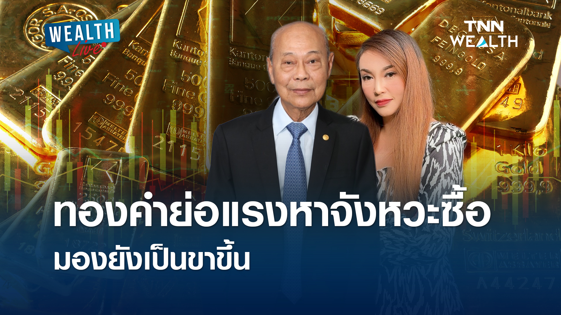ทองคำย่อแรง หาจังหวะซื้อ มองยังเป็นขาขึ้น l WEALTH LIVE