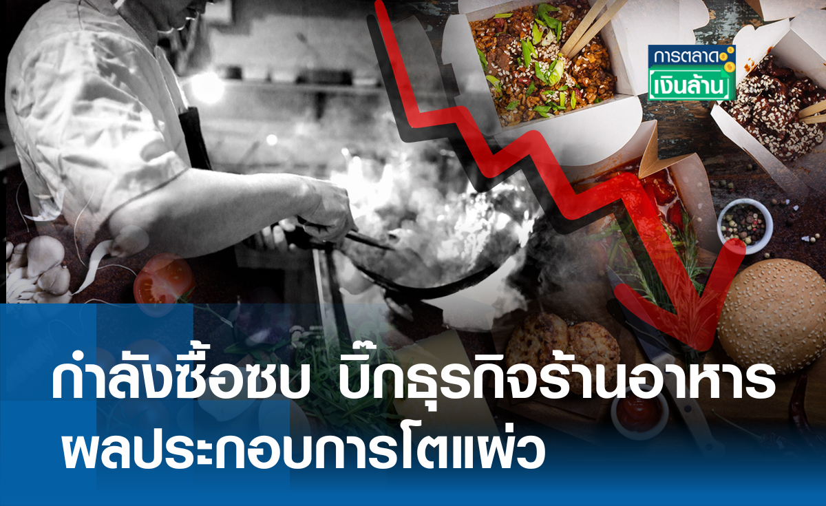กำลังซื้อซบ บิ๊กธุรกิจร้านอาหาร ผลประกอบการโตแผ่ว l การตลาดเงินล้าน