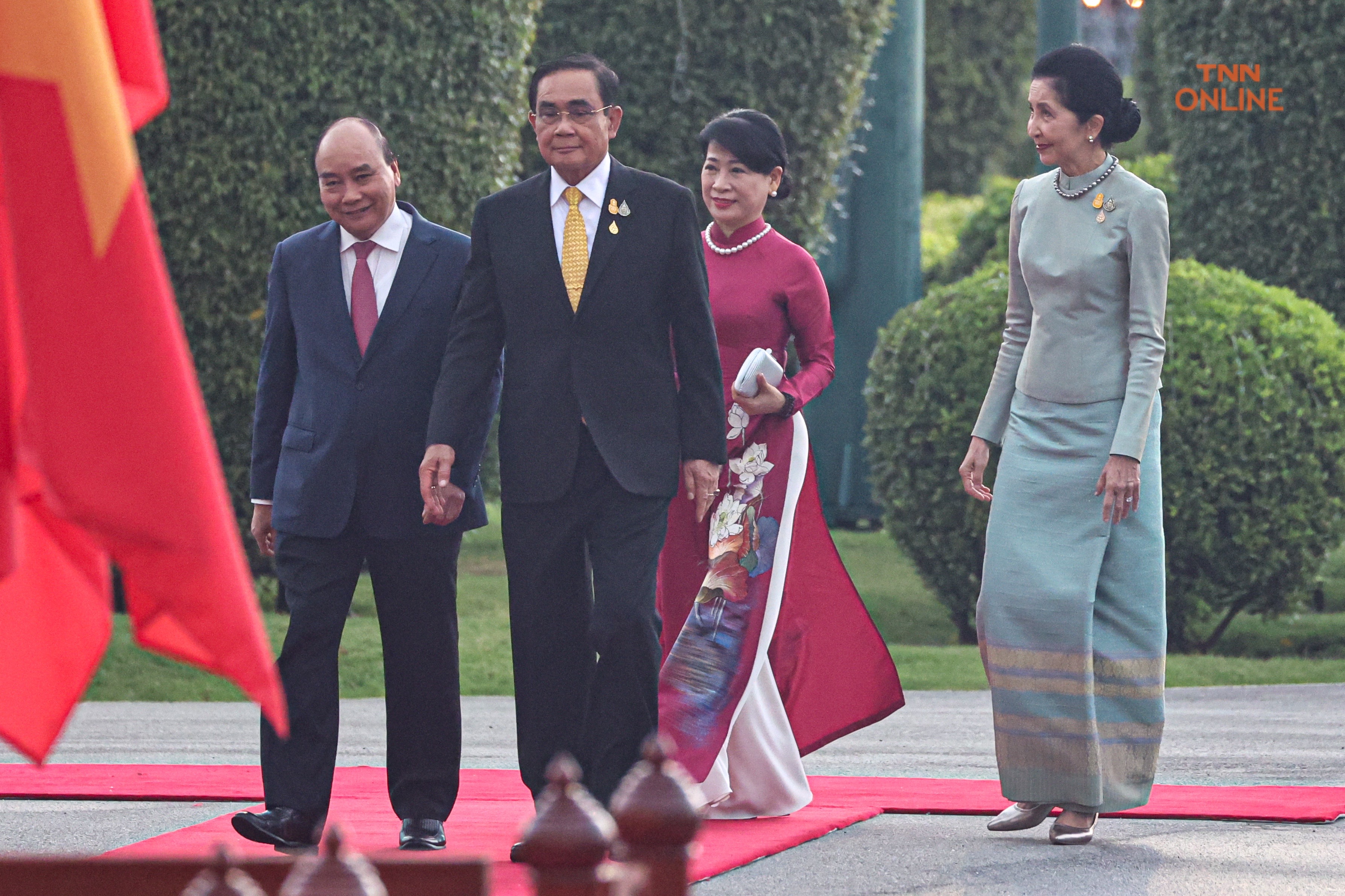 พิธีตรวจแถวกองทหารเกียรติยศ นายกฯต้อนรับประธานาธิบดีเวียดนามในโอกาสเข้าร่วมการประชุม APEC 2022 พิธีตรวจแถวกองทหารเกียรติยศ นายกฯต้อนรับประธานาธิบดีเวียดนามในโอกาสเข้าร่วมการประชุม APEC 2022