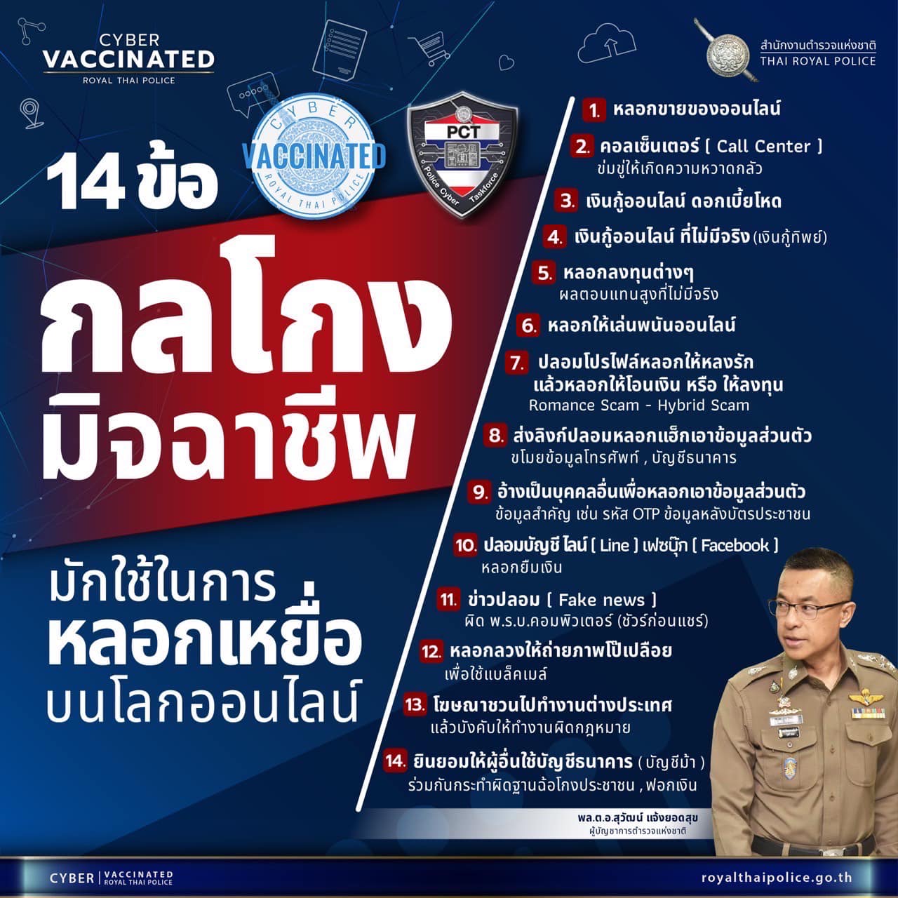 เช็กกลโกง 14 รูปแบบอาชญากรรมออนไลน์ช่วงสงกรานต์ เช็กกลโกง 14 รูปแบบอาชญากรรมออนไลน์ช่วงสงกรานต์