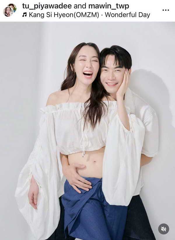 ตู่ ปิยวดี อวดหน้าท้องหลังตั้งครรภ์ รู้เลยคุณพ่อ มาวิน เห่อลูกคนแรกมาก! ตู่ ปิยวดี อวดหน้าท้องหลังตั้งครรภ์ รู้เลยคุณพ่อ มาวิน เห่อลูกคนแรกมาก!