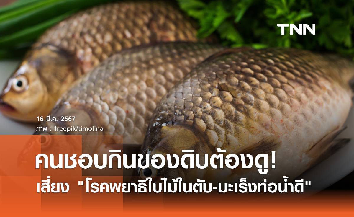 คนชอบของดิบต้องดู! เสี่ยง "โรคพยาธิใบไม้ในตับ-มะเร็งท่อน้ำดี" อันตรายมาก