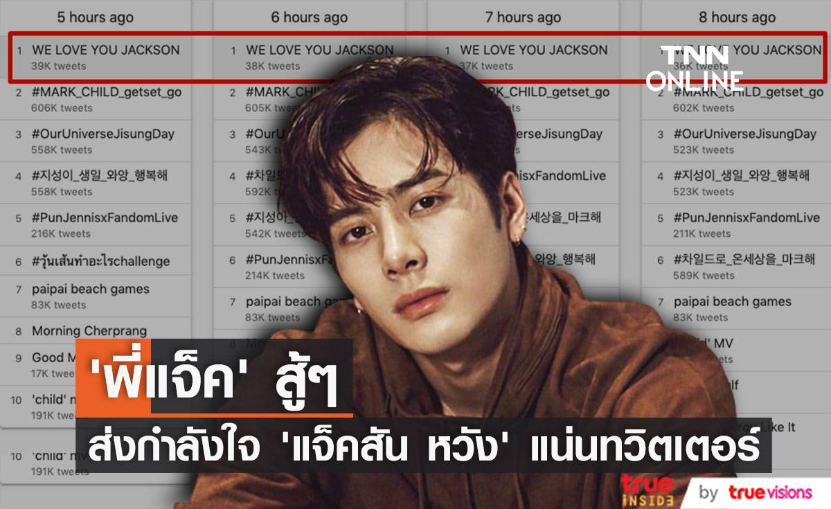 แห่ส่งกำลังใจ!! หลัง ‘แจ็คสัน หวัง’ โพสต์เชิงท้อแท้