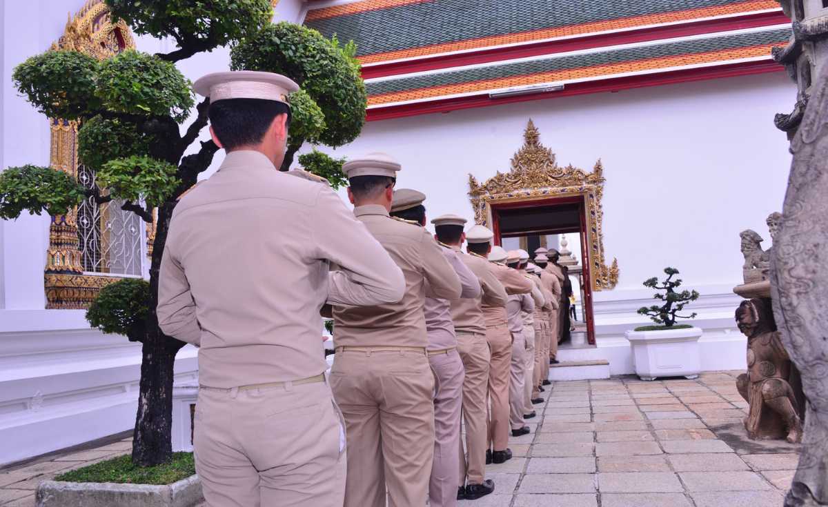 ปลัดมหาดไทย นำฝึกซ้อมเชิญน้ำศักดิ์สิทธิ์ ปลัดมหาดไทย นำฝึกซ้อมเชิญน้ำศักดิ์สิทธิ์