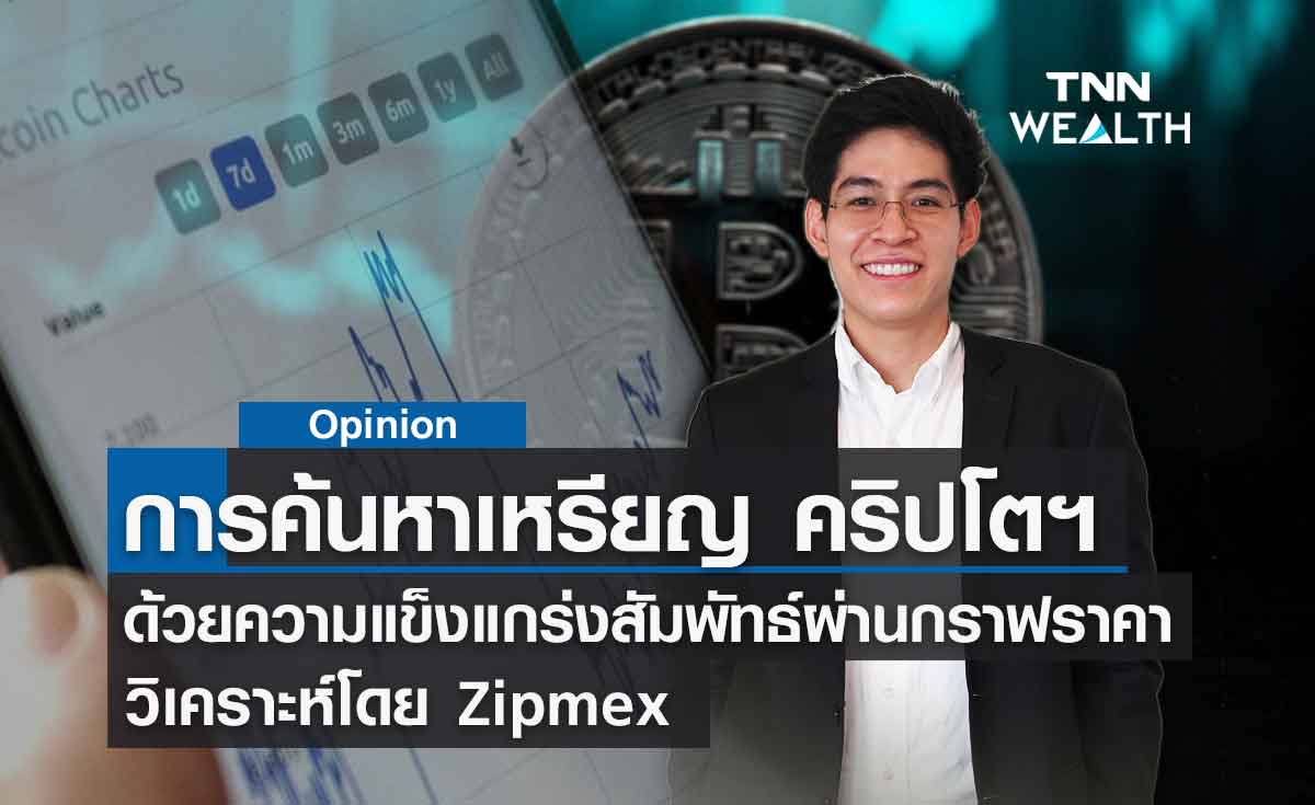 การค้นหาเหรียญ คริปโตฯ ด้วยความแข็งแกร่งสัมพัทธ์ผ่านกราฟราคา วิเคราะห์โดย Zipmex