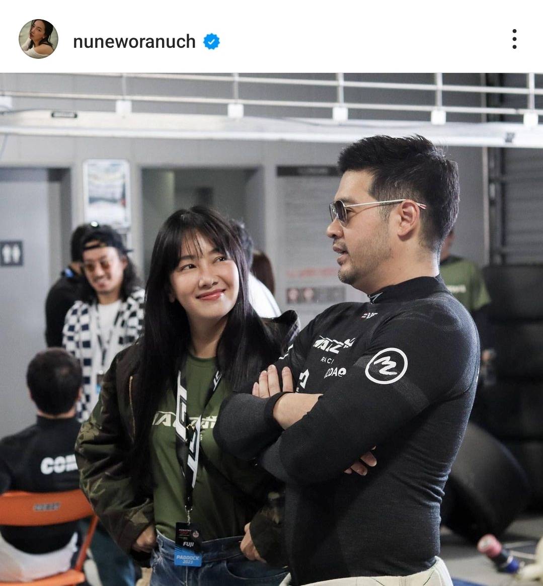 ภาพคู่ที่รอคอย นุ่น วรนุช ไปให้กำลังใจ ต๊อด ปิติ ติดขอบสนามแข่งรถที่ญี่ปุ่น ภาพคู่ที่รอคอย นุ่น วรนุช ไปให้กำลังใจ ต๊อด ปิติ ติดขอบสนามแข่งรถที่ญี่ปุ่น