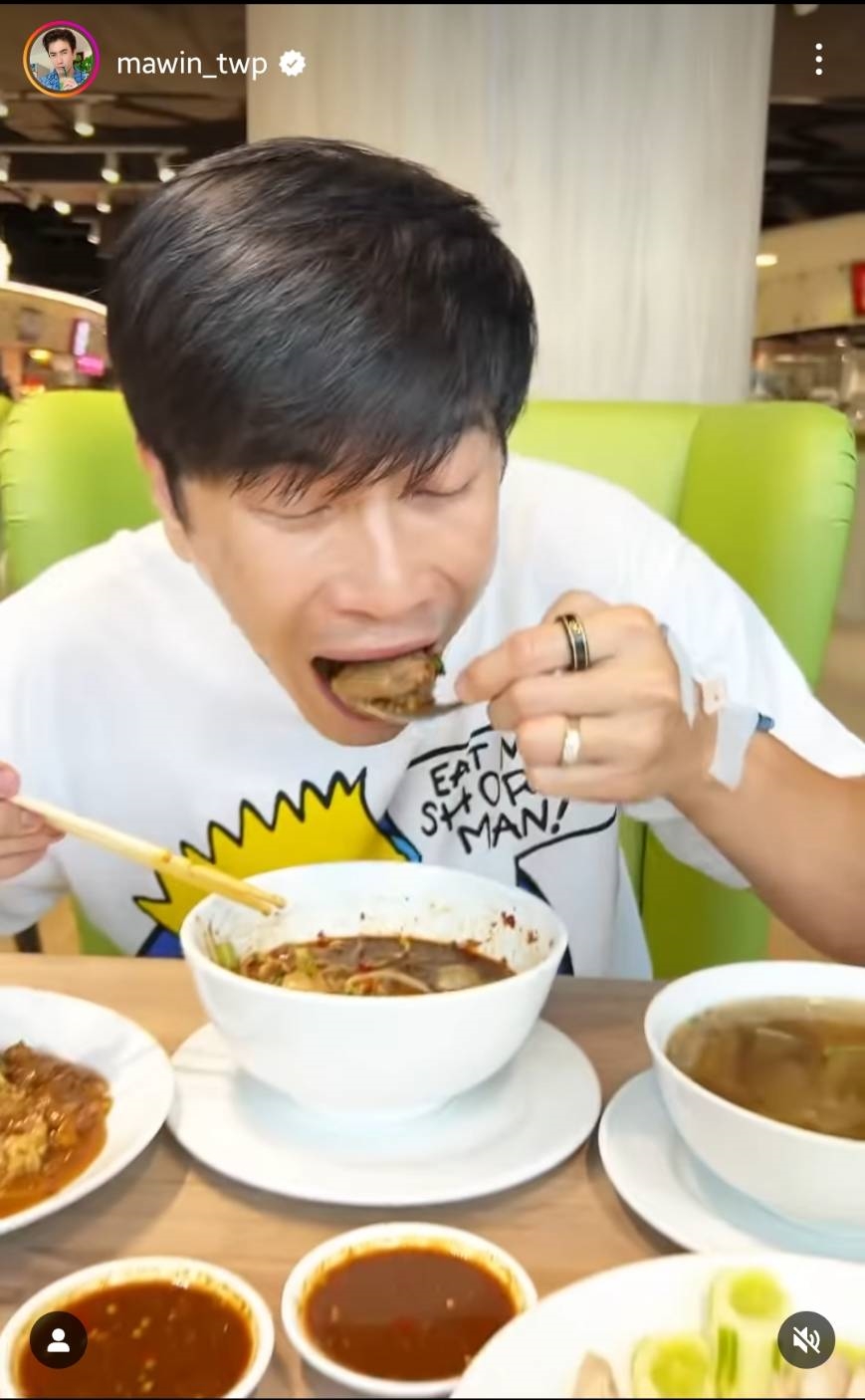 มีเด็กหิวแน่ๆ แบมแบม GOT7 คอมเมนต์อ้อนหลัง มาวิน รีวิวอาหารได้น่ากินมาก