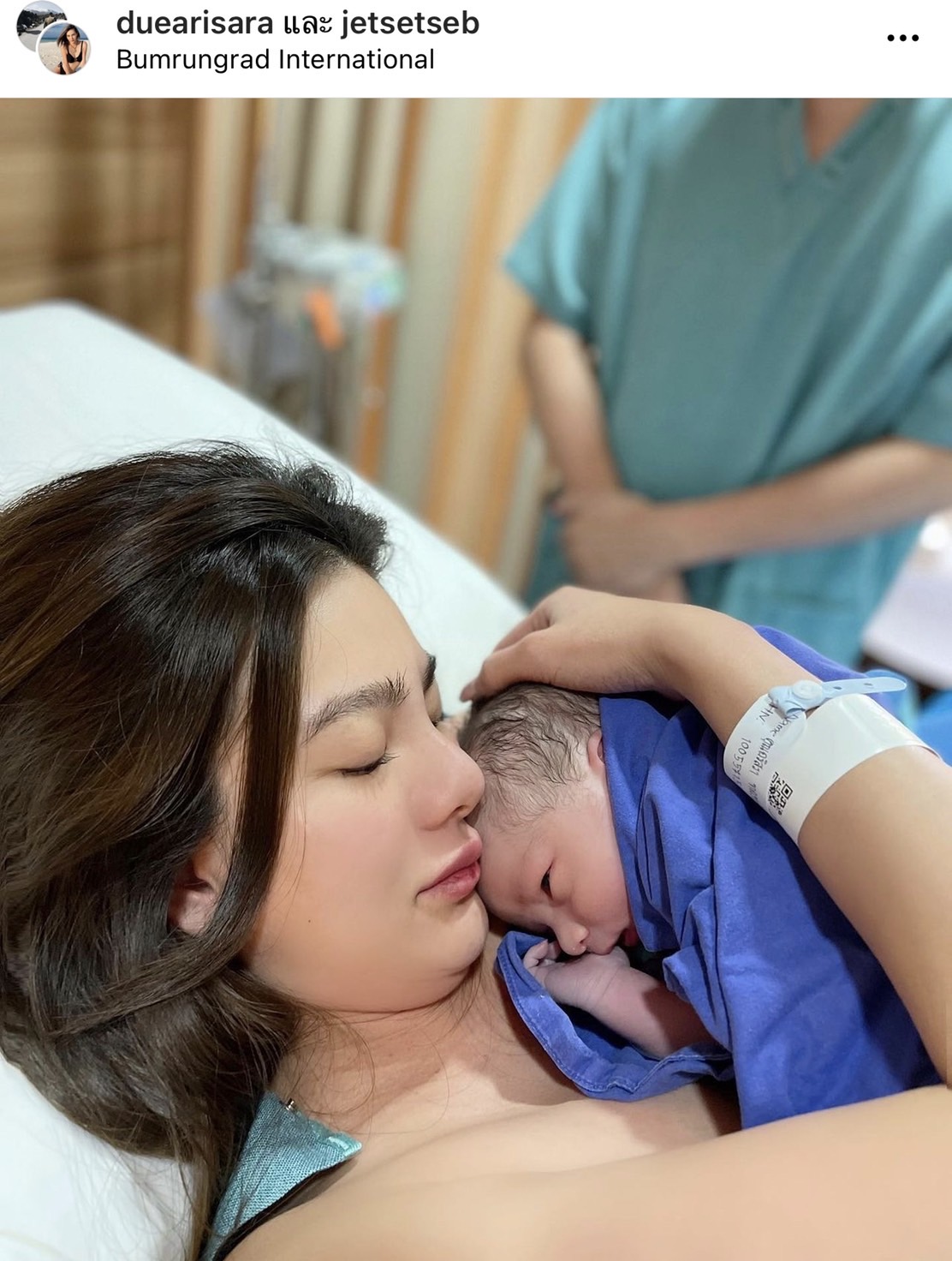อวดโฉมลูกชายครั้งแรก!! ดิว อริสรา อวดโมเมนต์แรกคลอด น้องไซรัส แอสตร้า ลี 