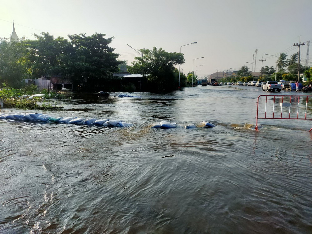สรุปสถานการณ์ เขื่อนเจ้าพระยา 20 ต.ค. ระบายน้ำลดลง-แต่เหนือเขื่อนยังอ่วม