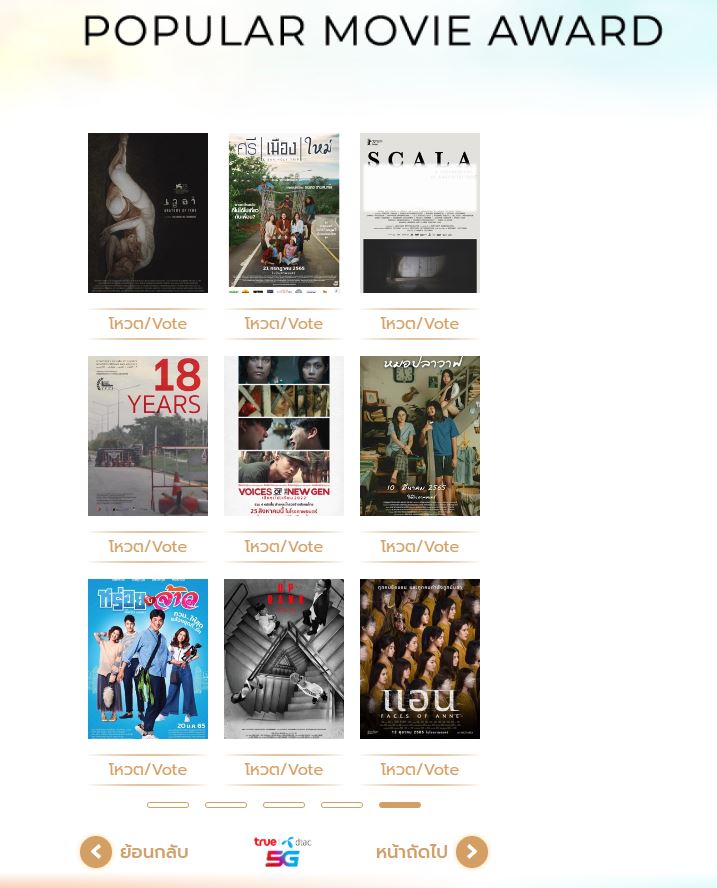 เชิญชวนร่วมโหวตภาพยนตร์ที่คุณชื่นชอบ คว้ารางวัล “ภาพยนตร์ไทยยอดนิยม” ในสุพรรณหงส์ครั้งที่ 31 ซีซั่น เชนจ์” 