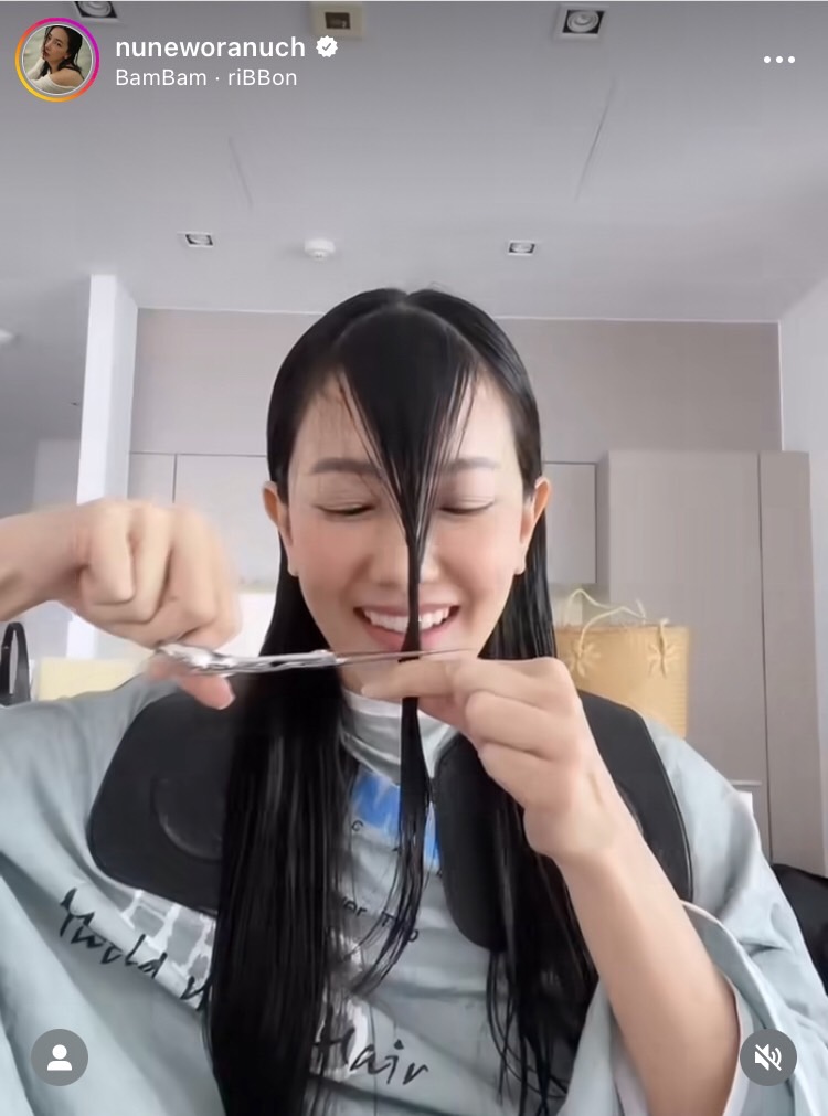 นุ่น วรนุช ตัดผมเปลี่ยนลุคใหม่ สวยใสเหมือนวัย 18 ปี 