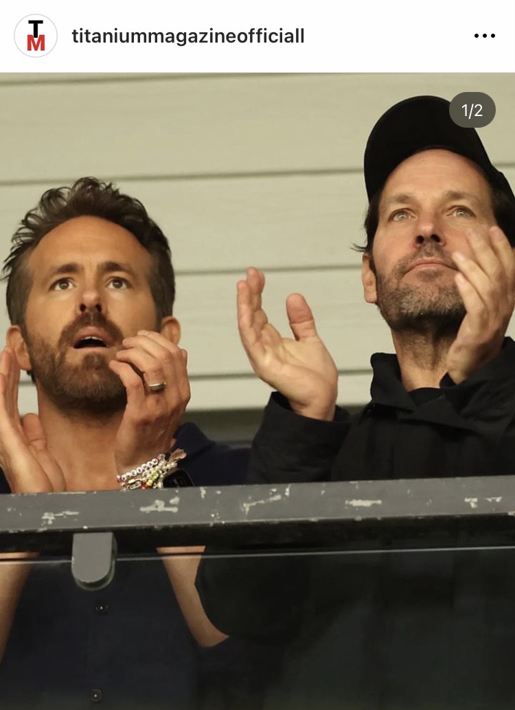 Ant-Man ร่วมยินดี!! 'ไรอัน เรย์โนลส์' แห่ง Deadpool ส่ง 'เร็กซ์แฮม' คว้าแชมป์เนชันแนลลีก