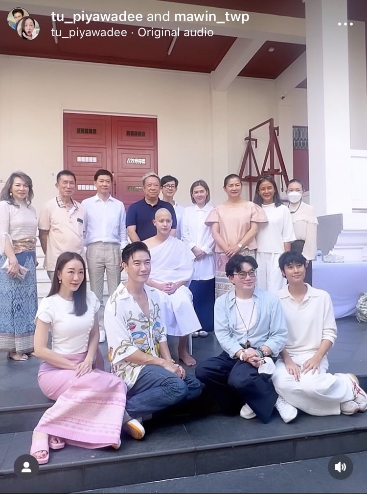 ฤกษ์ดี เจมส์ จิ เข้าพิธีอุปสมบทแล้ว โดยมี พระบอย ขลิบผมให้