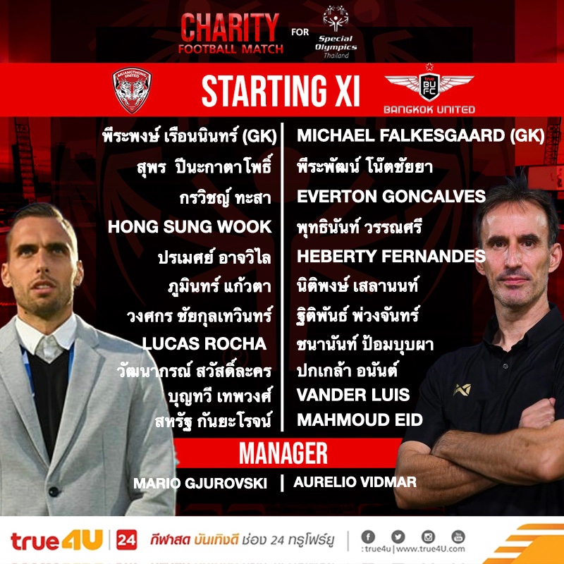 Live! ถ่ายทอดสดฟุตบอลกระชับมิตร เมืองทอง ยูไนเต็ด พบ ทรู แบงค็อก ยูไนเต็ด Live! ถ่ายทอดสดฟุตบอลกระชับมิตร เมืองทอง ยูไนเต็ด พบ ทรู แบงค็อก ยูไนเต็ด