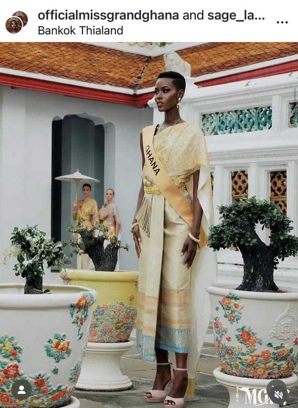 มิสแกรนด์กานา โพสต์ขอบคุณ สวมชุดไทยแล้วปังเป็นไวรัล ทำชาวเน็ตนึกถึง ย่าโม มิสแกรนด์กานา โพสต์ขอบคุณ สวมชุดไทยแล้วปังเป็นไวรัล ทำชาวเน็ตนึกถึง ย่าโม