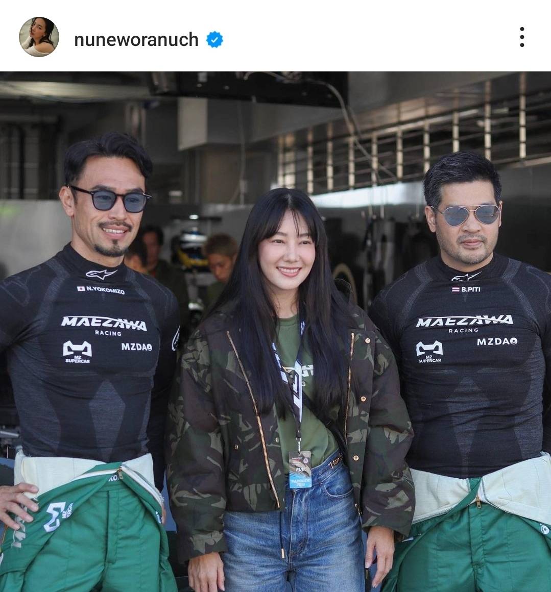 ภาพคู่ที่รอคอย นุ่น วรนุช ไปให้กำลังใจ ต๊อด ปิติ ติดขอบสนามแข่งรถที่ญี่ปุ่น ภาพคู่ที่รอคอย นุ่น วรนุช ไปให้กำลังใจ ต๊อด ปิติ ติดขอบสนามแข่งรถที่ญี่ปุ่น