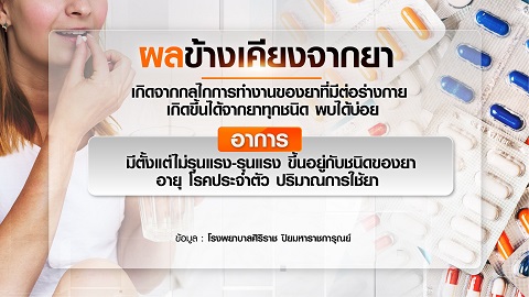 ความแตกต่าง แพ้ยา-ผลข้างเคียงจากยา อันตรายถึงชีวิต ความแตกต่าง แพ้ยา-ผลข้างเคียงจากยา อันตรายถึงชีวิต