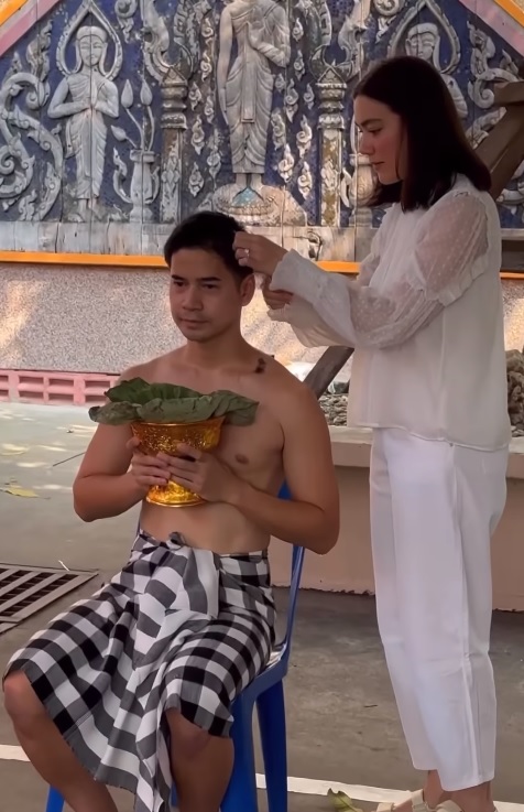 “ฟรอยด์ ณัฏฐพงษ์”  เข้าพิธีอุปสมบท (มีคลิป)