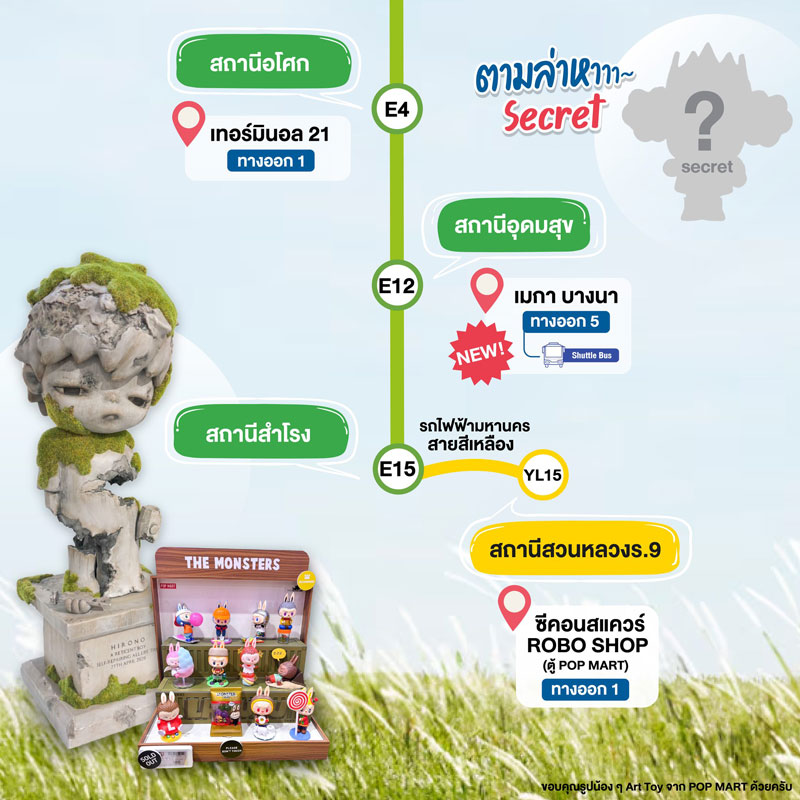 ตามรอย POP MART เส้นทางรถไฟฟ้าบีทีเอส สวรรค์ของนักสะสมกล่องสุ่ม ตามรอย POP MART เส้นทางรถไฟฟ้าบีทีเอส สวรรค์ของนักสะสมกล่องสุ่ม