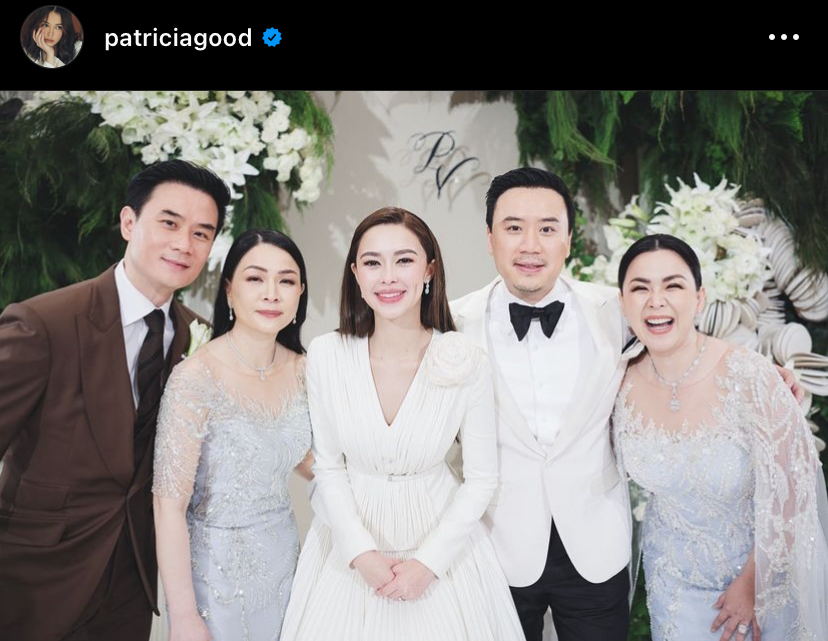เผยภาพงานวิวาห์ แพทริเซีย-โน้ต พร้อมข้อความสุดลึกซึ้งถึงครอบครัวเจ้าบ่าว