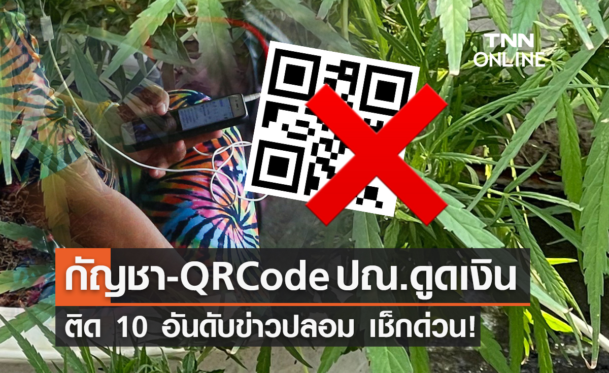 เปิด 10 อันดับข่าวปลอม กัญชา-น้ำมัน-QR Code ปณ. เสี่ยงถูกดูดเงิน