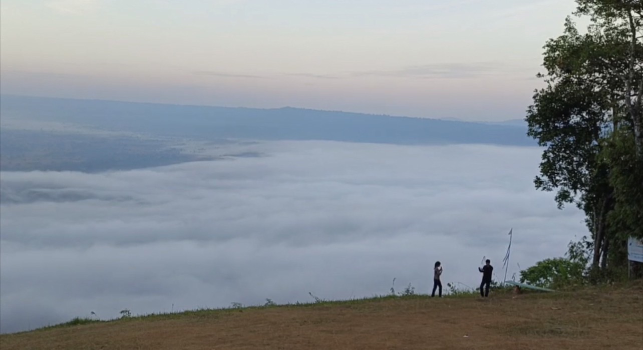 เปิดภาพ ทะเลหมอก ริมโขงที่สกายวอล์ควัดผาตากเสื้อ