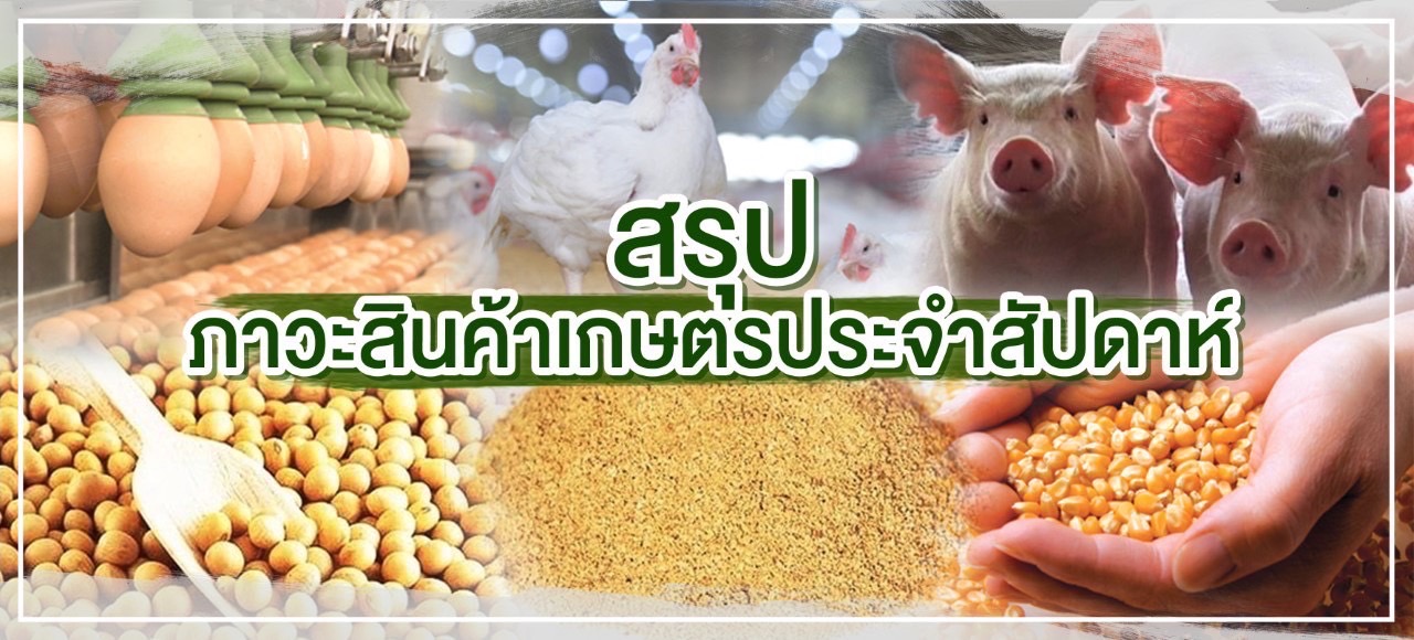 สรุปภาวะสินค้าเกษตรประจำสัปดาห์ วันที่ 16-20 พฤษภาคม 2565