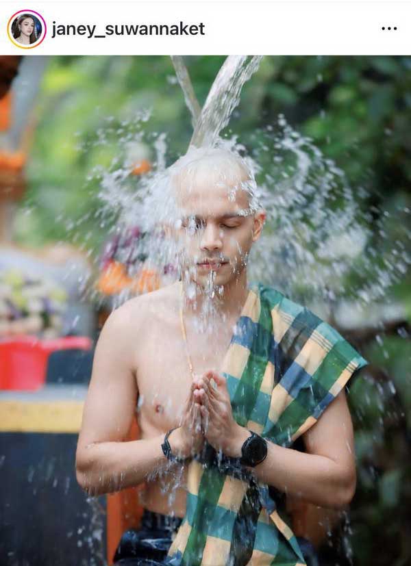 ยิว สามี เจนนี่ ได้หมดถ้าสดชื่น ปลงผมเตรียมอุปสมบท แฟนร่วมอนุโมทนา ยิว สามี เจนนี่ ได้หมดถ้าสดชื่น ปลงผมเตรียมอุปสมบท แฟนร่วมอนุโมทนา