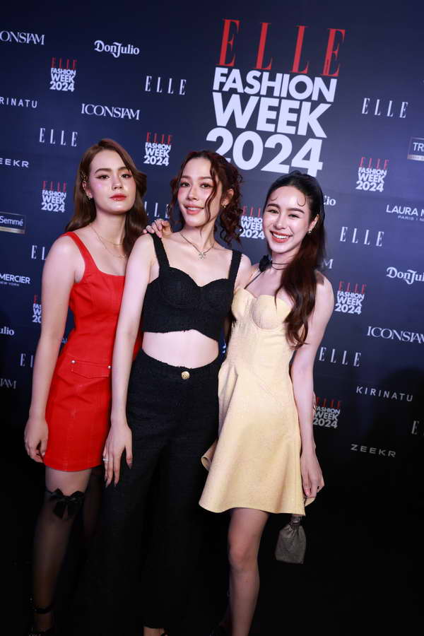 ซุปตาร์คนบันเทิงพาเหรดร่วมงาน ELLE Fashion Week 2024 วันแรก ซุปตาร์คนบันเทิงพาเหรดร่วมงาน ELLE Fashion Week 2024 วันแรก
