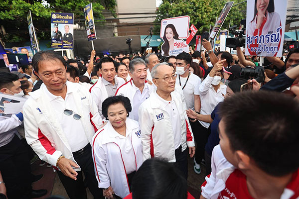 เลือกตั้ง 2566 ประมวลภาพแกนนำพรรคการเมืองนำทีมสมัครส.ส.เขตกทม. เลือกตั้ง 2566 ประมวลภาพแกนนำพรรคการเมืองนำทีมสมัครส.ส.เขตกทม.