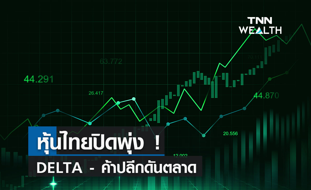 หุ้นไทยปิดพุ่ง!  DELTA - ค้าปลีกดันตลาด