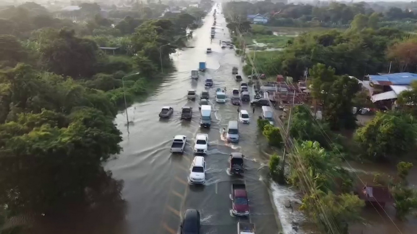 สรุปสถานการณ์ เขื่อนเจ้าพระยา 20 ต.ค. ระบายน้ำลดลง-แต่เหนือเขื่อนยังอ่วม