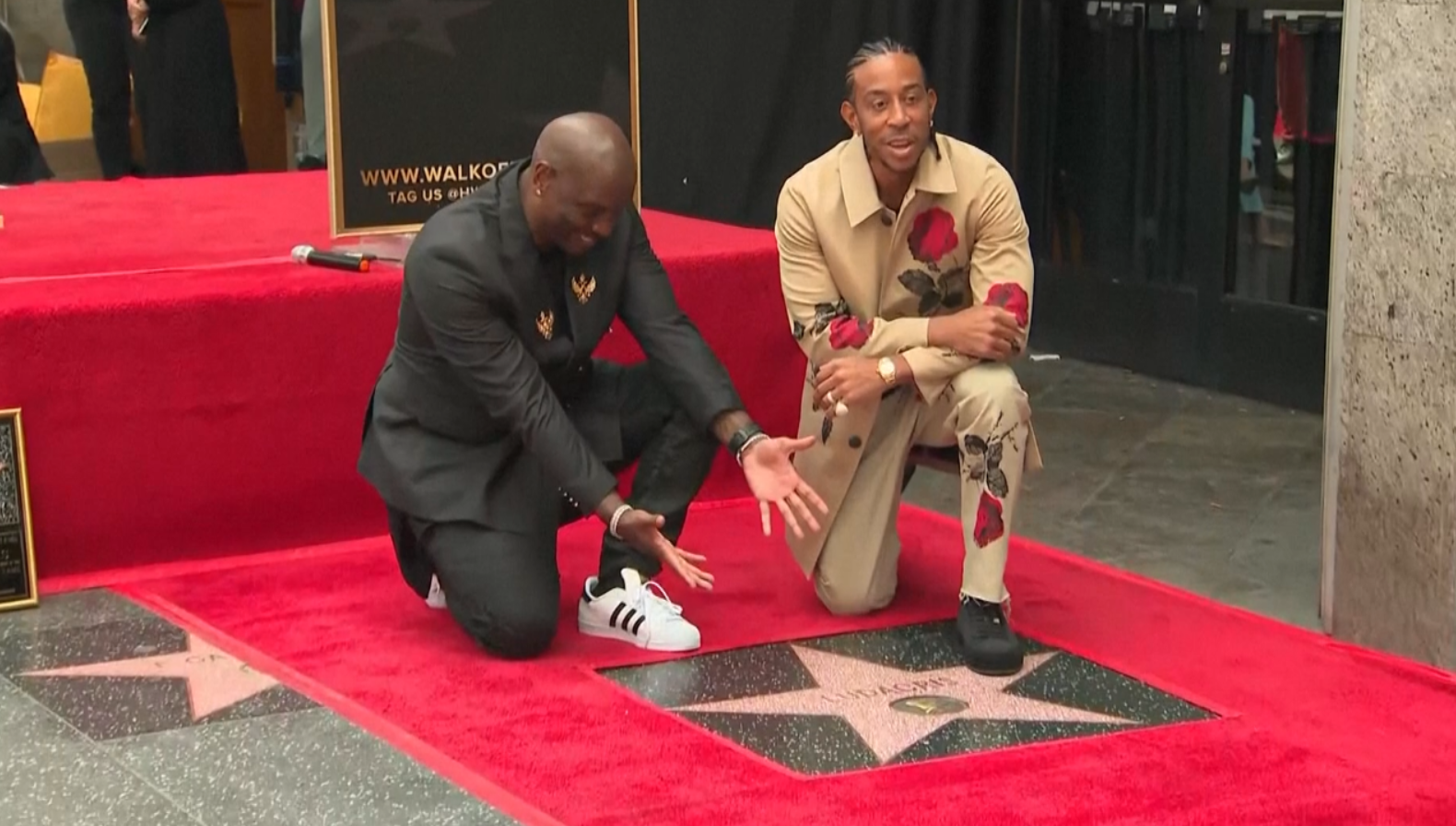  รวมตัวครอบครัว “Fast”  “Vin Diesel” ร่วมแสดงความยินดี “Ludacris” ได้ดวงดาว  “Walk of Fame”