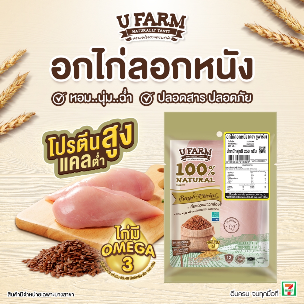 Benja Chicken เสิร์ฟ 'อกไก่ลอกหนัง' โอเมก้า 3-โปรตีนสูง Benja Chicken เสิร์ฟ 'อกไก่ลอกหนัง' โอเมก้า 3-โปรตีนสูง