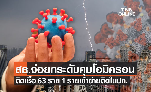 สธ.จ่อยกระดับคุม ‘โอมิครอน’ ไทยพบติดเชื้อ 63 ราย 1 รายเข้าข่าย 'ติดเชื้อในประเทศ'